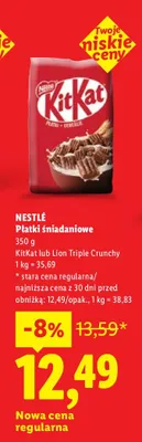 Płatki śniadaniowe Lion Triple Crunchy promocja w Lidl