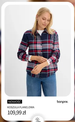 Koszula flanelowa Bonprix promocja w bonprix