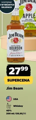 Whiskey Jim Beam 40% USA promocja w Netto