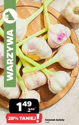 Czosnek świeży promocja w Netto