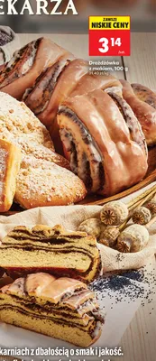 Drożdżówka z makiem Piekarnia Biedronki promocja w Biedronka