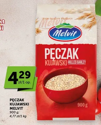 Pęczak Kujawski Melvit promocja w Groszek