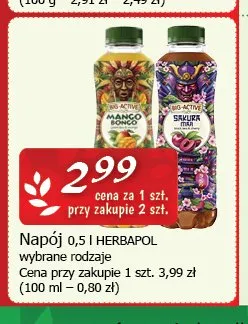 Napój Bio-Active Mango Bongo promocja w CEZAR Delikatesy