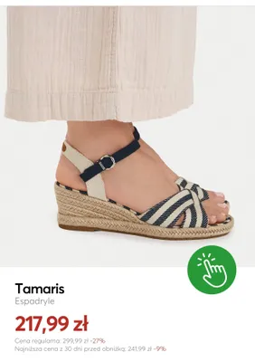 Espadryle Tamaris promocja w eobuwie.pl