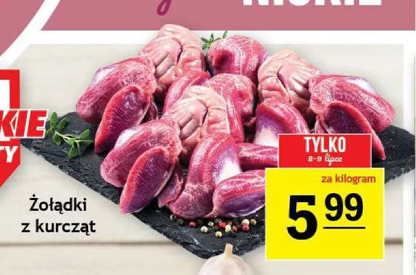 Żołądki z kurcząt promocja w Gram Market