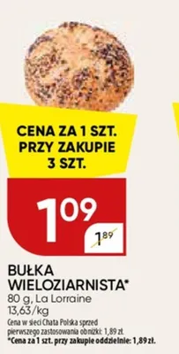 Bułka wieloziarnista La Lorraine promocja w Chata Polska