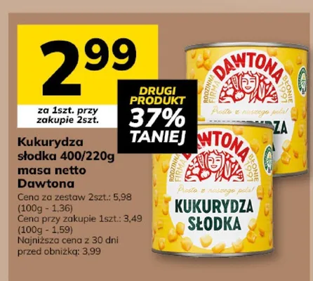 Kukurydza słodka promocja w Hitpol