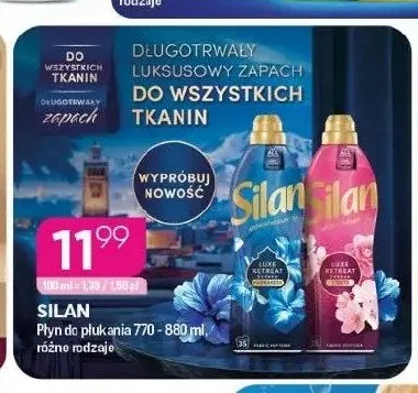 Płyn do płukania Silan promocja w Drogerie Koliber