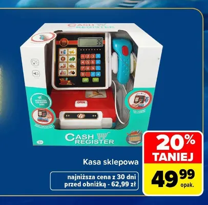 Kasa sklepowa promocja w Carrefour Market