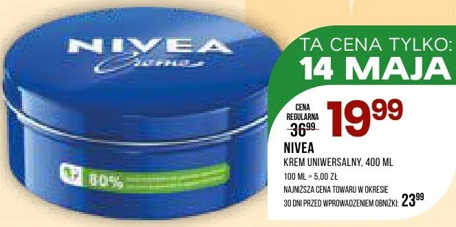 Krem uniwersalny Nivea promocja w Drogerie Natura