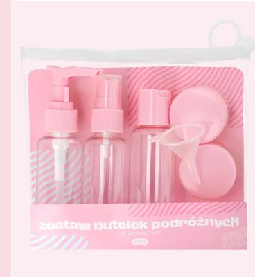 Zestaw butelek podróżnych na kosmetyki Ejoy promocja w Rossmann