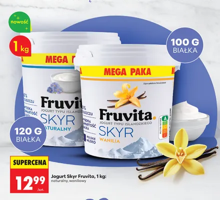 Jogurt Skyr naturalny promocja w Biedronka