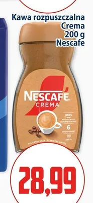 Kawa rozpuszczalna Nescafe Crema promocja w Kupiec