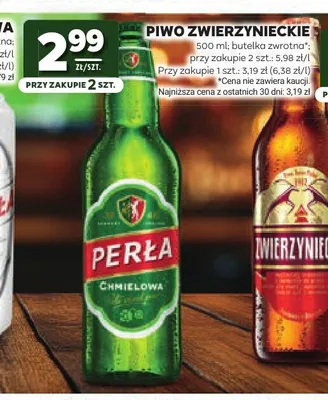 Piwo Perła Chmielowa 500 ml promocja w Stokrotka