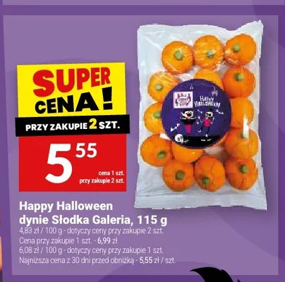 Happy Halloween dynie Słodka Galeria promocja w Twój Market
