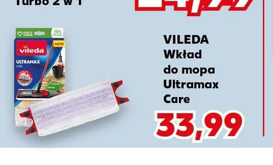 Wkład do mopa Vileda Ultramax Care promocja w Kaufland