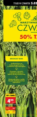 Brokuły Bimi promocja w Biedronka