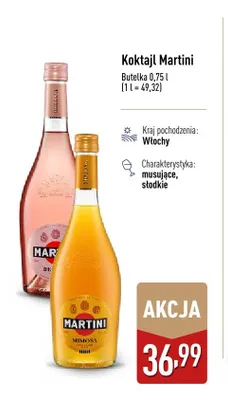 Koktajl Martini promocja w Aldi