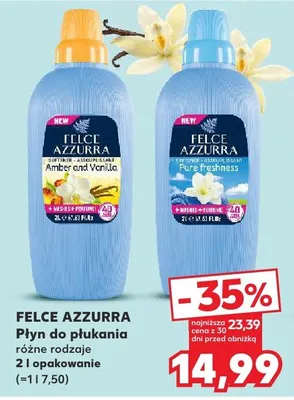 Płyn do płukania różne rodzaje 2 l promocja w Kaufland