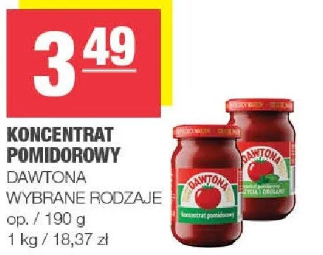 Koncentrat pomidorowy promocja w SPAR