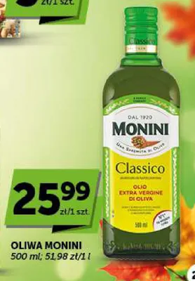 Oliwa Monini Classico promocja w ABC