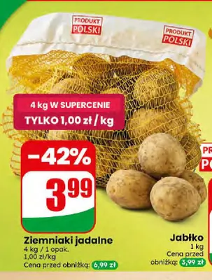 Ziemniaki jadalne polskie promocja w Dino