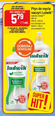Płyn do mycia naczyń Ludwik Cytrynowy promocja w POLOmarket