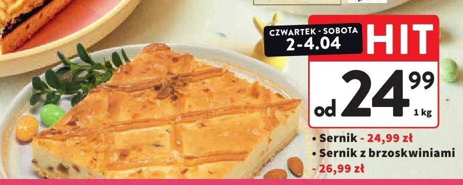 Sernik promocja w Intermarche