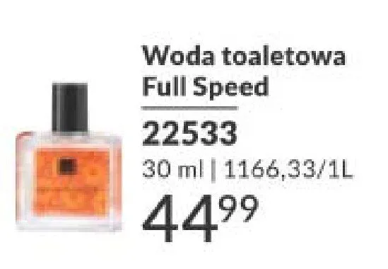 Woda toaletowa Full Speed promocja w AVON