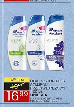 Szampon przeciwłupieżowy Head & Shoulders promocja w Wafelek