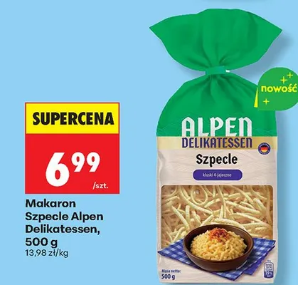 Makaron Szpecle  promocja w Biedronka