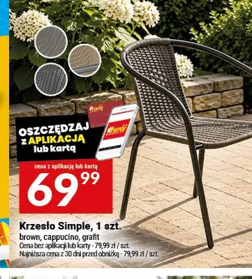 Krzesło Simple promocja w Twój Market