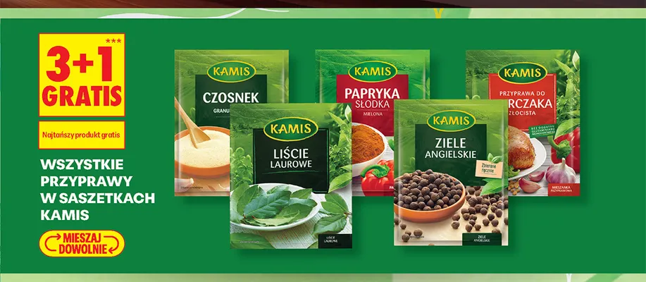 Przyprawa do kurczaka złocista Kamis promocja w Biedronka