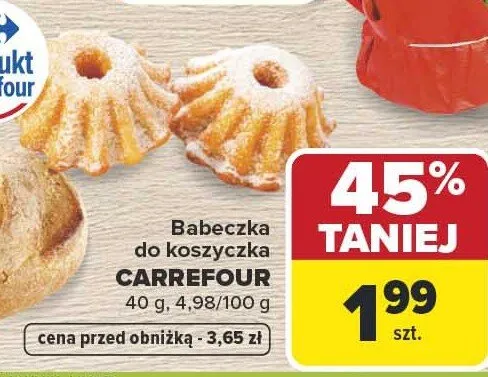 Babeczka do koszyczka promocja w Carrefour Market