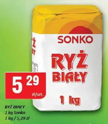 Ryż biały Sonko promocja w Chorten