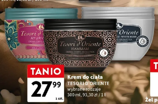 Krem do ciała Tesori d'Oriente Hammam promocja w Intermarche