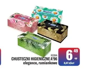 Chusteczki higieniczne Regina Rumiankowe promocja w Tomi Markt