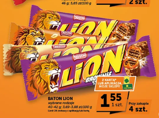 Baton Lion promocja w Groszek