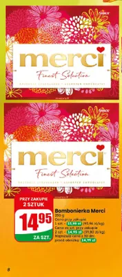 Bombonierka Merci Finest Selection promocja w Dino