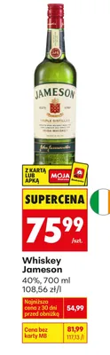 Whisky Jameson promocja w Biedronka