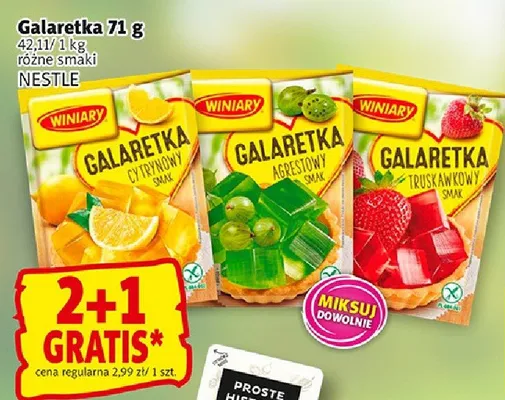 Galaretka cytrynowa Winiary Nestle promocja w Prim Market