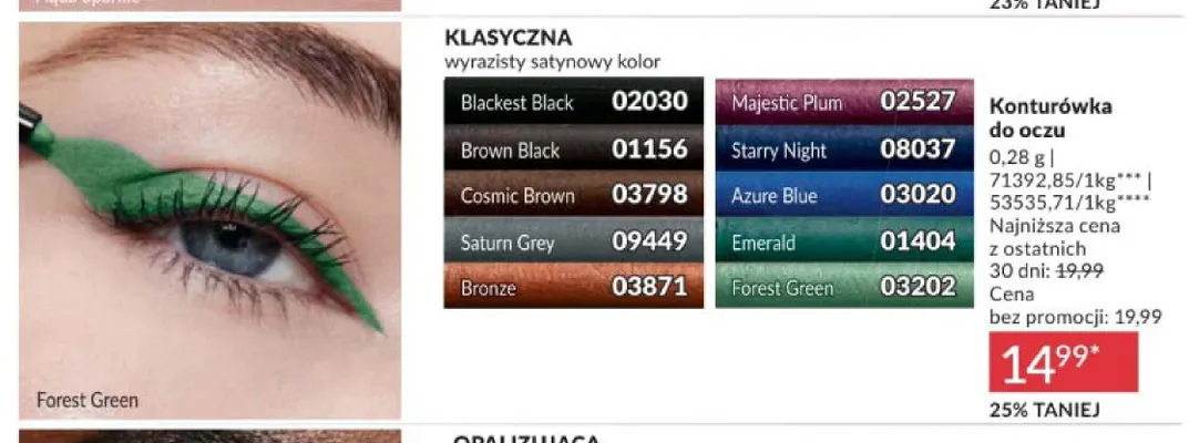 Konturówka do oczu Starry Night promocja w AVON