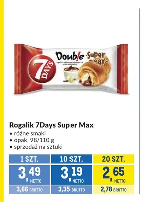 Rogalik 7Days Super Max promocja w Makro