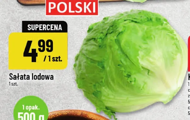 Sałata lodowa promocja w POLOmarket