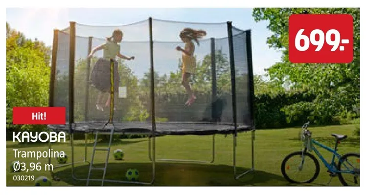 Trampolina Kayoba promocja w Jula