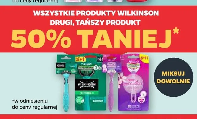 Produkty Wilkinson promocja w Netto