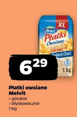 Płatki owsiane górskie promocja w Netto
