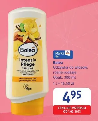 Odżywka do włosów Balea promocja w Drogerie DM