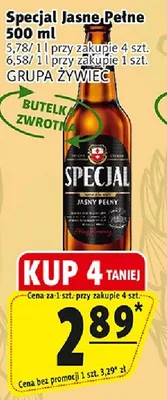 Piwo Specjal Jasne Pełne 500ml promocja w Prim Market