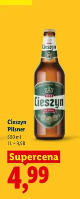 Piwo Cieszyn Pilsner promocja w Lidl